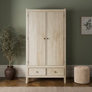Portland Double Wardrobe- Mango Wood