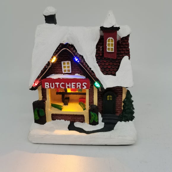 Village Butchers Light Up Figurine