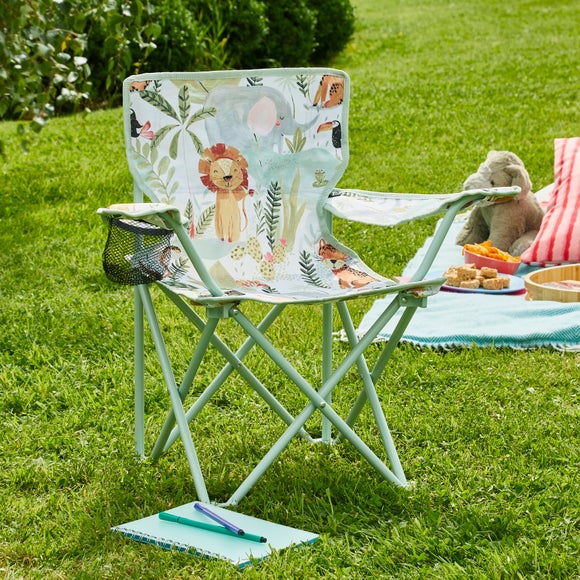 Click to view product details and reviews for Kids Safari Print Camping Chair.