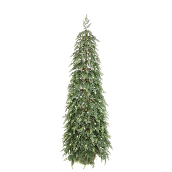 Click to view product details and reviews for 6ft Pre Lit Weeping Cedar Christmas Tree.