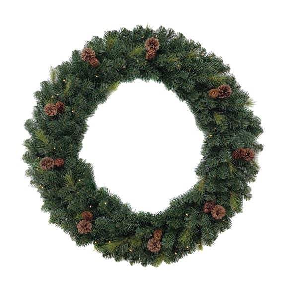 Click to view product details and reviews for Vermont Pine Light Up Wreath.