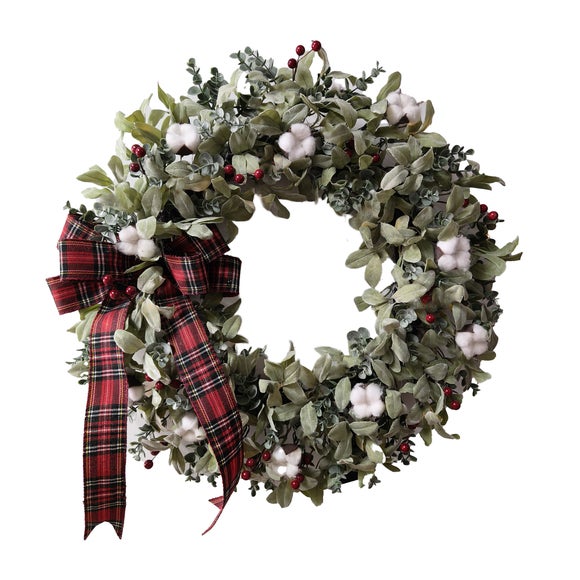 Click to view product details and reviews for Eucalyptus Berry Wreath With Ribbon. Click to view product details and reviews for Eucalyptus Berry Wreath With Ribbon.