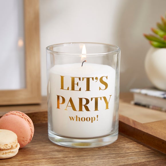 Lets Party Candle