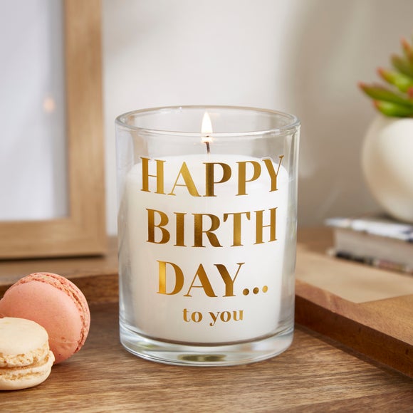 Happy Birthday To You Candle