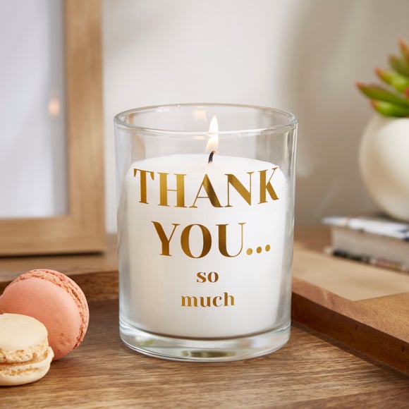 Thank You Candle
