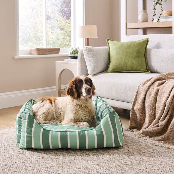 Photo of Water Resistant Striped Box Pet Bed