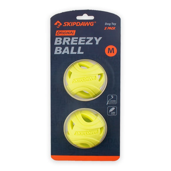 Skipdawg Pack of 2 Breezy Ball Dog Toys