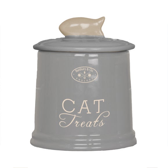 Banbury & Co Cat Treats Ceramic Jar