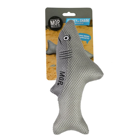 Ministry of Pets Sidney the Shark Plush Dog Toy