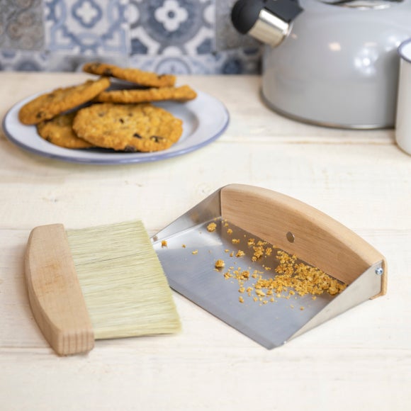 KitchenCraft Living Nostalgia Tabletop Dustpan Brush
