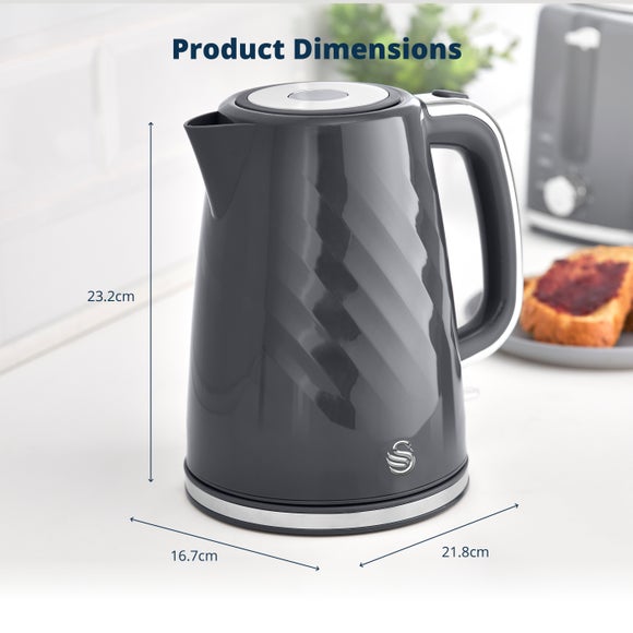 Photo 5 of Swan Windsor Textured 1.7l Kettle