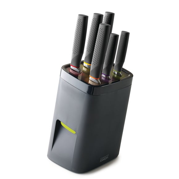 Click to view product details and reviews for Joseph Joseph Lock Block 6 Piece Knife Block Set.