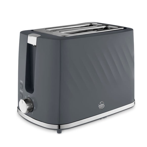 Swan Windsor Textured 2 Slice Toaster