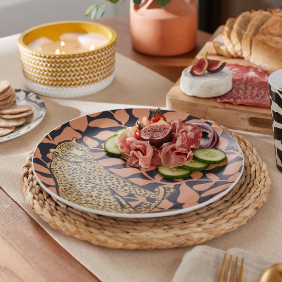 Cheetah Dinner Plate