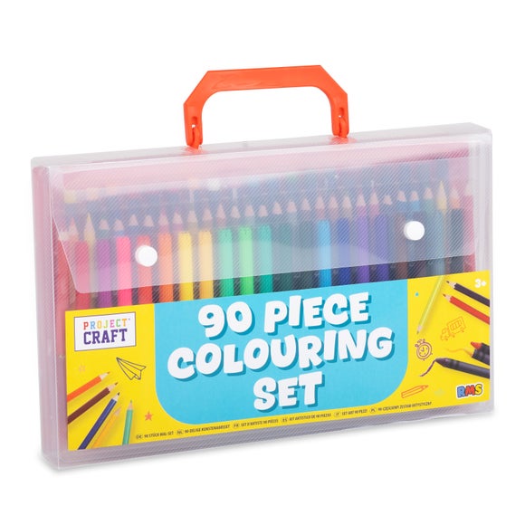 90 Piece Colouring Set
