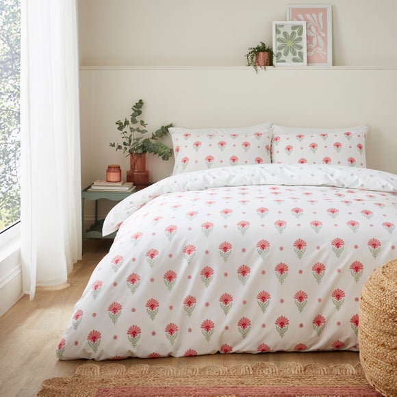 Click to view product details and reviews for Nairi Floral Polycotton Duvet Cover Pillowcase Set.