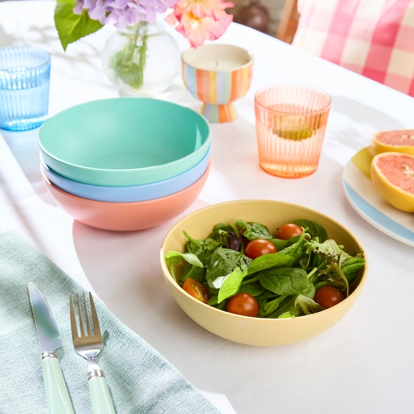 Summer Sundae Set of 4 Bowls