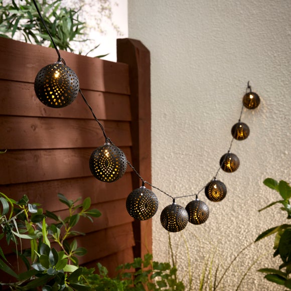 Global Round 10 LED Solar String Lights