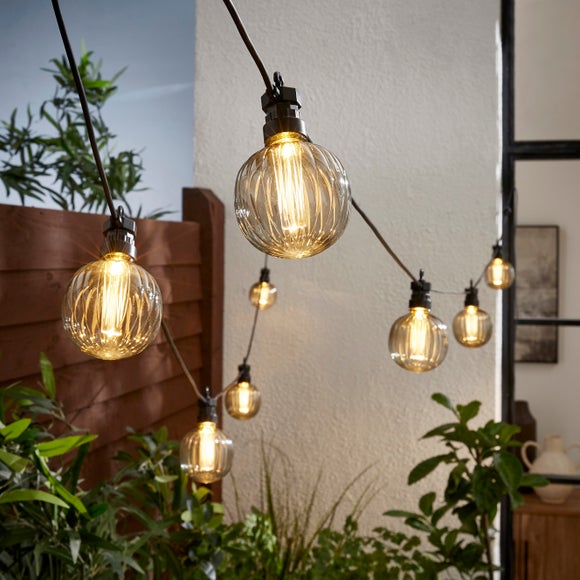 View Industrial 8 Led String Lights View Industrial 8 Led String Lights