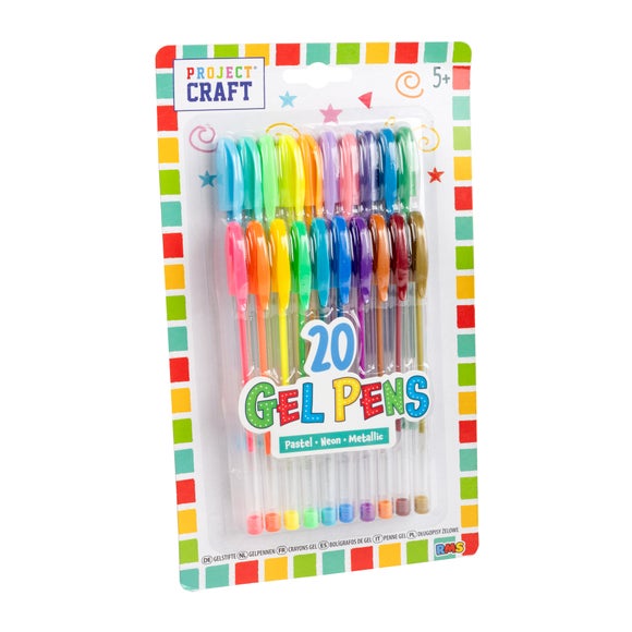 Pack of 20 Gel Pens