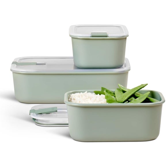 Mepal Set of 3 EasyClip Food Containers