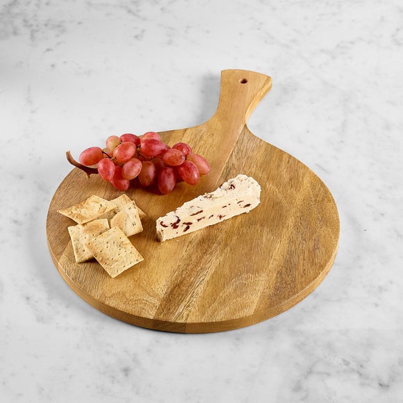 Round Mango Wood Serving Board