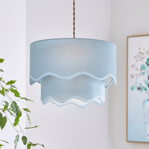 Mochi Scallop Two Tier Easy Fit Lamp Shade