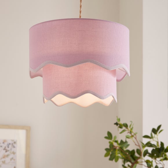 Mochi Scallop Two Tier Easy Fit Lamp Shade