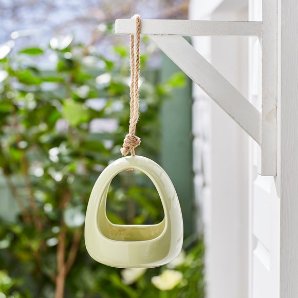 Stoneware Bird Feeder