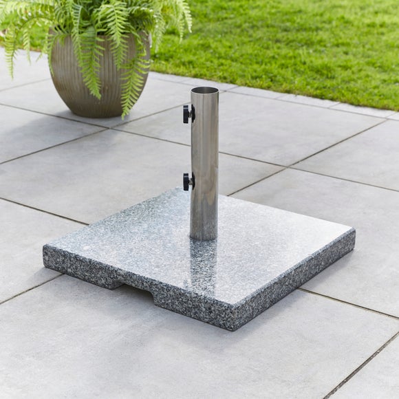 Square Granite Parasol Base, 25kg