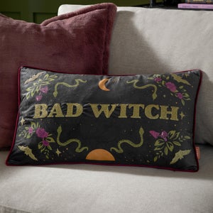 Furn. Bad Witch Black Magic Cushion Cover