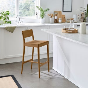 Dorothea Barstool- Dark Stain Oak