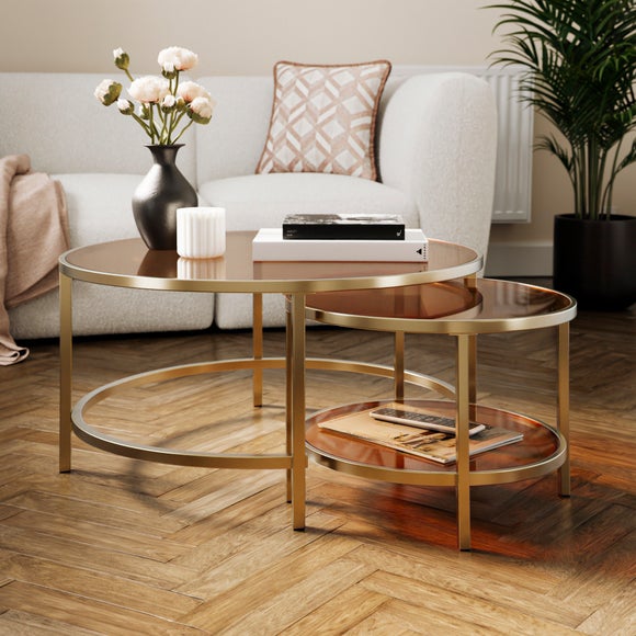 Click to view product details and reviews for Sofia Round Coffee Tables.