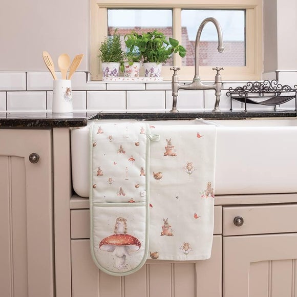 Click to view product details and reviews for Wrendale Designs Mouse Garden Friends Double Oven Glove.