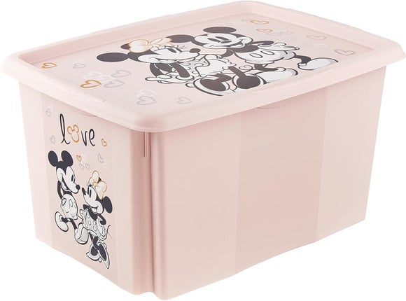 Click to view product details and reviews for Disney Minnie Mouse 45l Turn Around Stackable Storage Box.