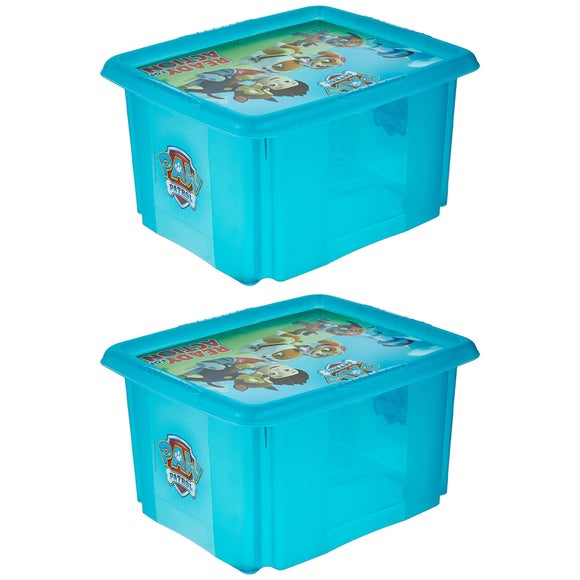 View Keeeper Set Of 2 Paw Patrol 24l Turn Around Stackable Storage Box View Keeeper Set Of 2 Paw Patrol 24l Turn Around Stackable Storage Box