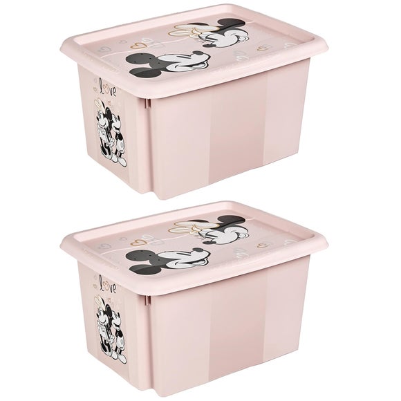 Click to view product details and reviews for Keeeper Set Of 2 Minnie Mouse 15l Turn Around Stackable Storage Box. Click to view product details and reviews for Keeeper Set Of 2 Minnie Mouse 15l Turn Around Stackable Storage Box.