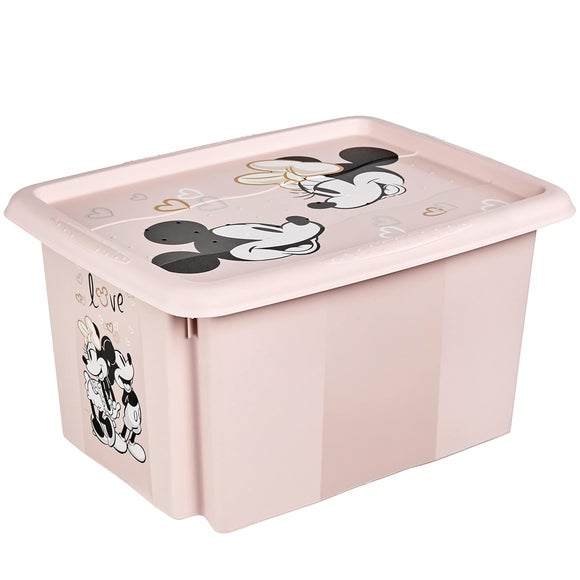 Click to view product details and reviews for Keeeper Minnie Mouse 15l Turn Around Stackable Storage Box.