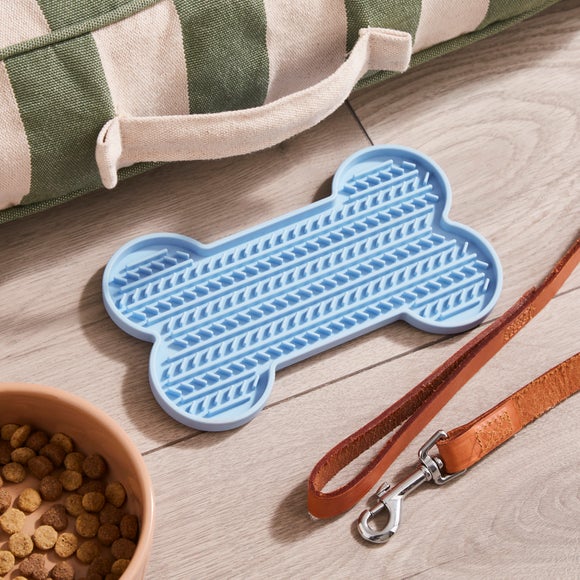 Pet Lick Mat, Bone Print