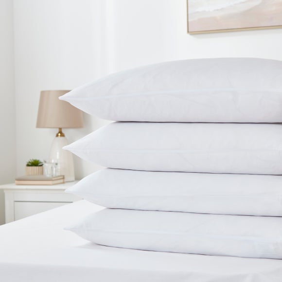 Pack of 4 Synthetic Back Sleeper Pillows