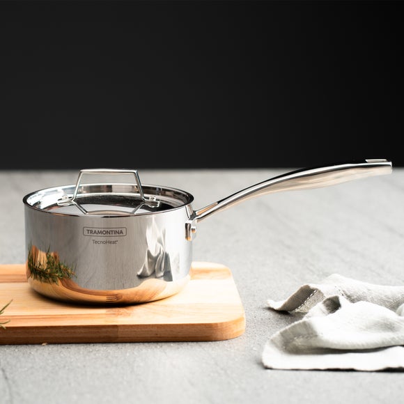 Click to view product details and reviews for Tramontina Triply Stainless Steel Saucepan.