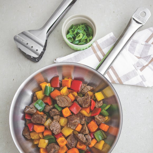 Click to view product details and reviews for Tramontina Stainless Steel Frying Pan 30cm.