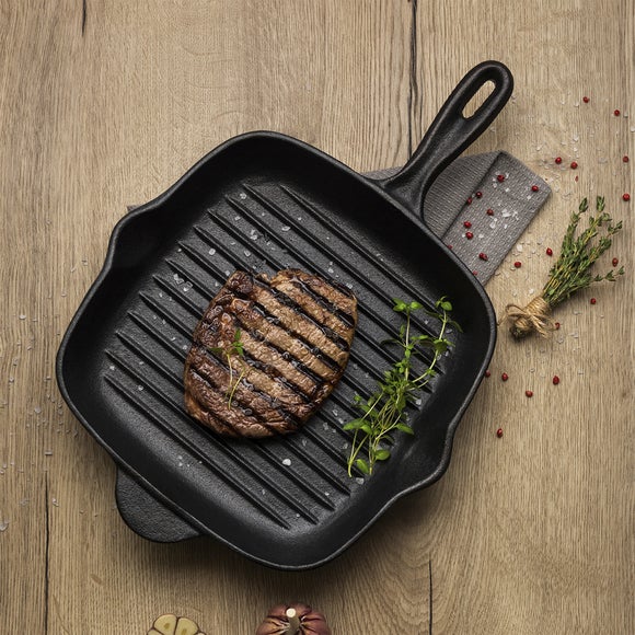 Tramontina Preseasoned Cast Iron Griddle Pan 27cm