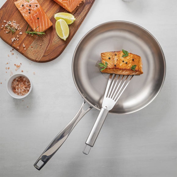 Click to view product details and reviews for Tramontina Triply Stainless Steel Frying Pan.