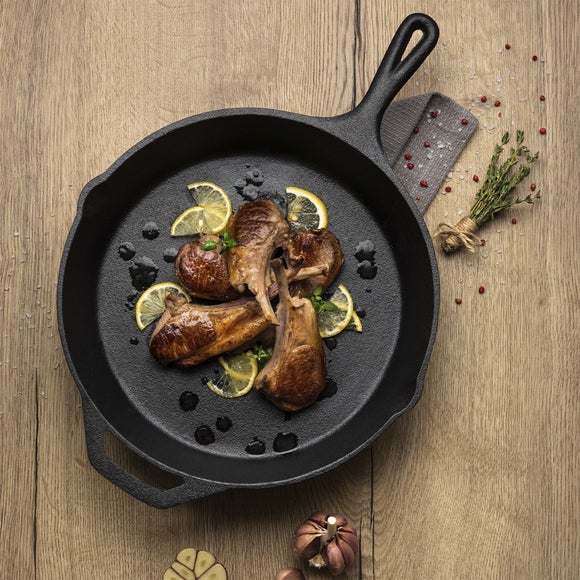 Tramontina Preseasoned Cast Iron Skillet Pan 30cm