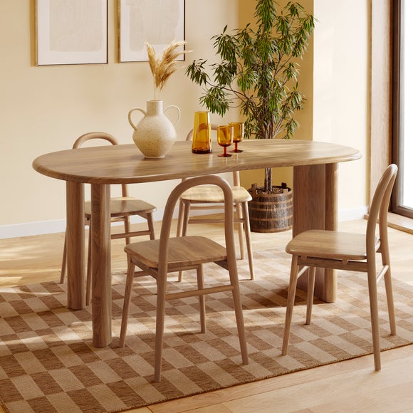 Ludo Kidney Shaped 6 Seater Dining Table