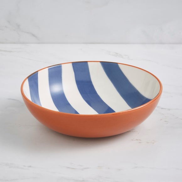 Ceramic Stripe Nibble Bowl