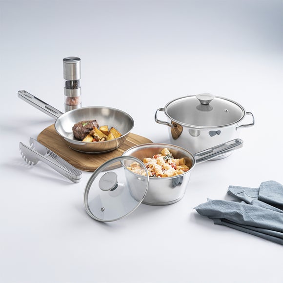 Tramontina Set of 3 Cookware Set With Deep Casserole Dish