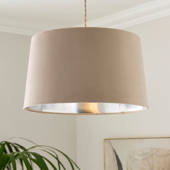 Tapered Velvet Lamp Shade