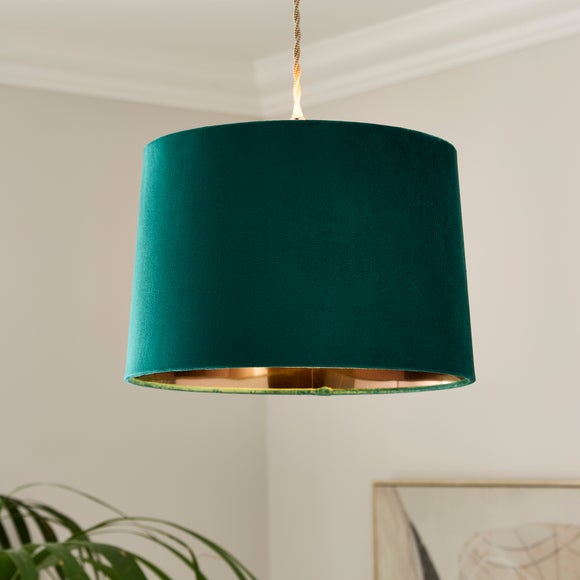 Tapered Velvet Lamp Shade